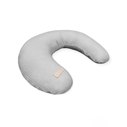 Stillkissen U-Form Musselin mit abnehmbaren Bezug – ergonomisches Mondstillkissen