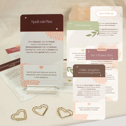 Finanzkarten - Set mit 40 Karten