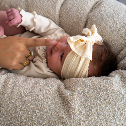 Stillkissen & Schwangerschaftskissen Bouclé Teddy XXL – ergonomisch, weich & vielseitig