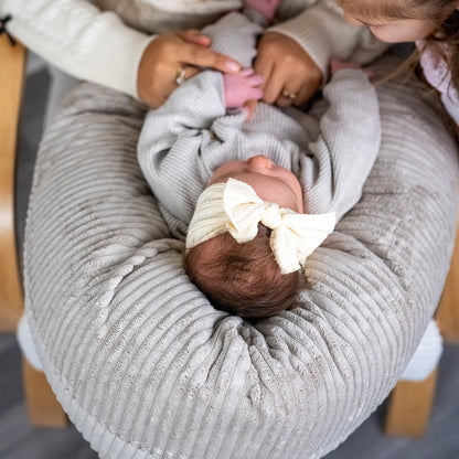 Stillkissen & Schwangerschaftskissen Cord XXL –  ergonomisch & stilvoll