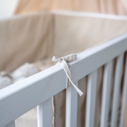 Bettumrandung Teddy Bouclé – Weiche Premium Umrandung für Baby- & Beistellbetten