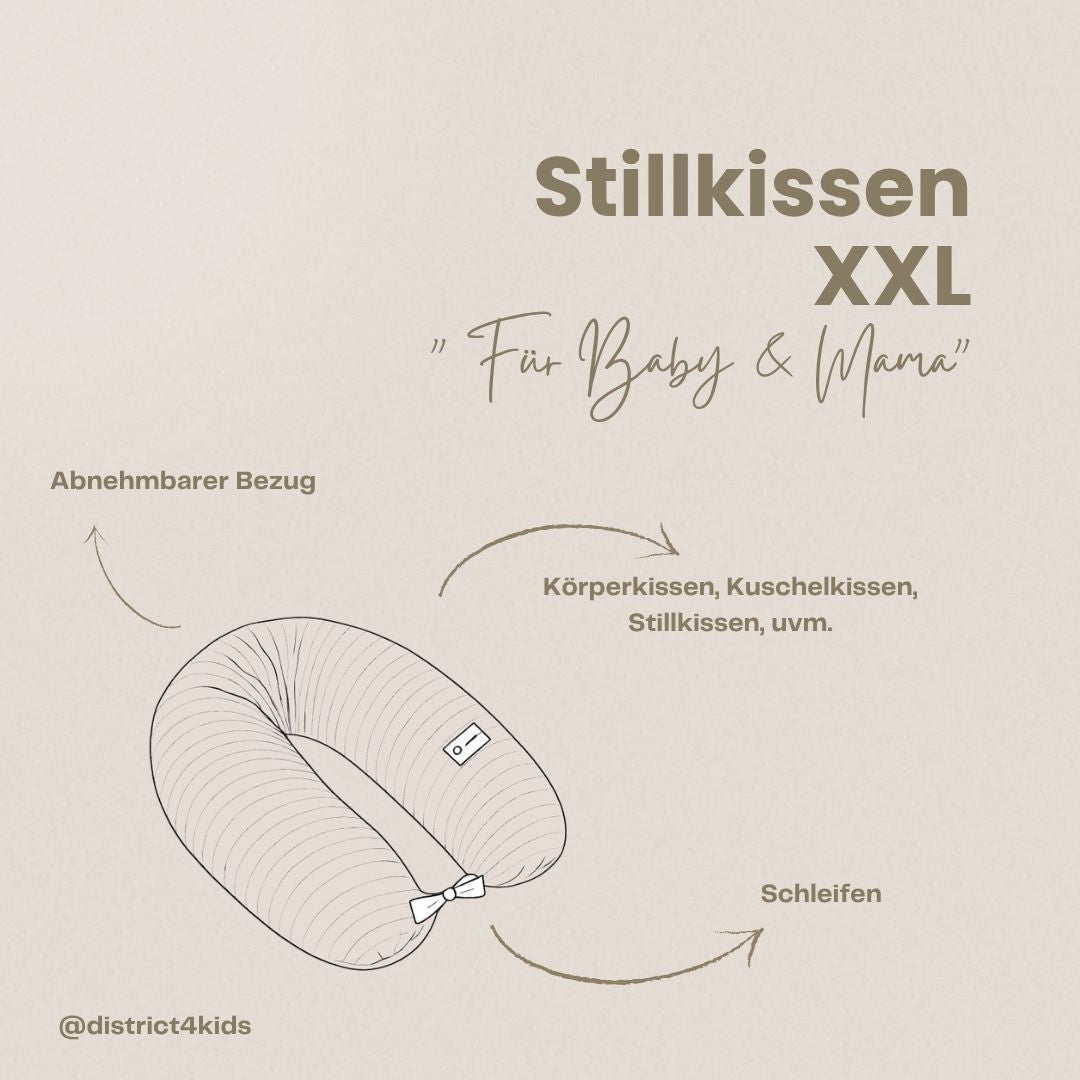 Stillkissen & Schwangerschaftskissen Bouclé Teddy XXL – ergonomisch, weich & vielseitig