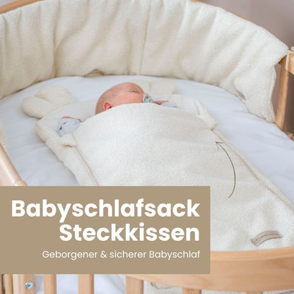 Babyschlafsack Teddyohren Teddy Bouclé - kuscheliger Ganzjahresschlafsack
