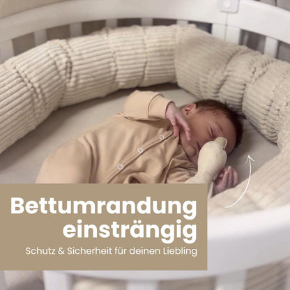 Bettschlange einsträngig Cord - Schutz, Komfort & Vielseitigkeit für dein Baby
