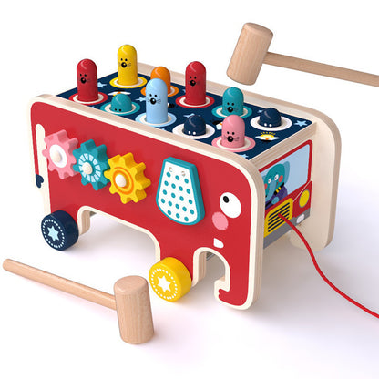 Montessori - Kinder Holz-Schlagbank