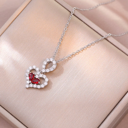 Crystal Heart Kette