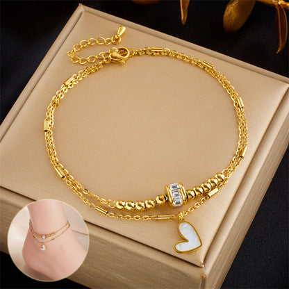 Herz Fußkette