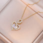 Crystal Heart Kette