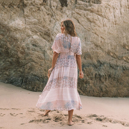 Strandkleid mit Blumen