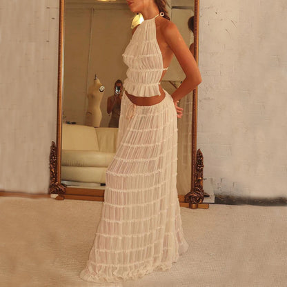 2-teiliges Strandkleid für Damen