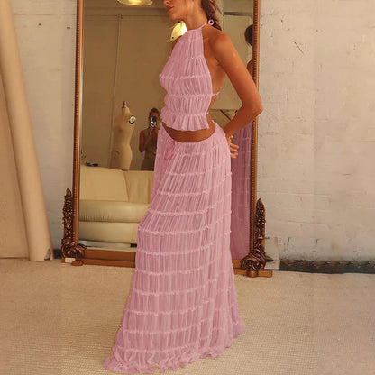 2-teiliges Strandkleid für Damen
