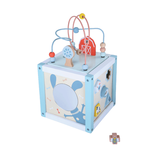 Gerardo's Toys - Holz Motorikwürfel | 20 cm