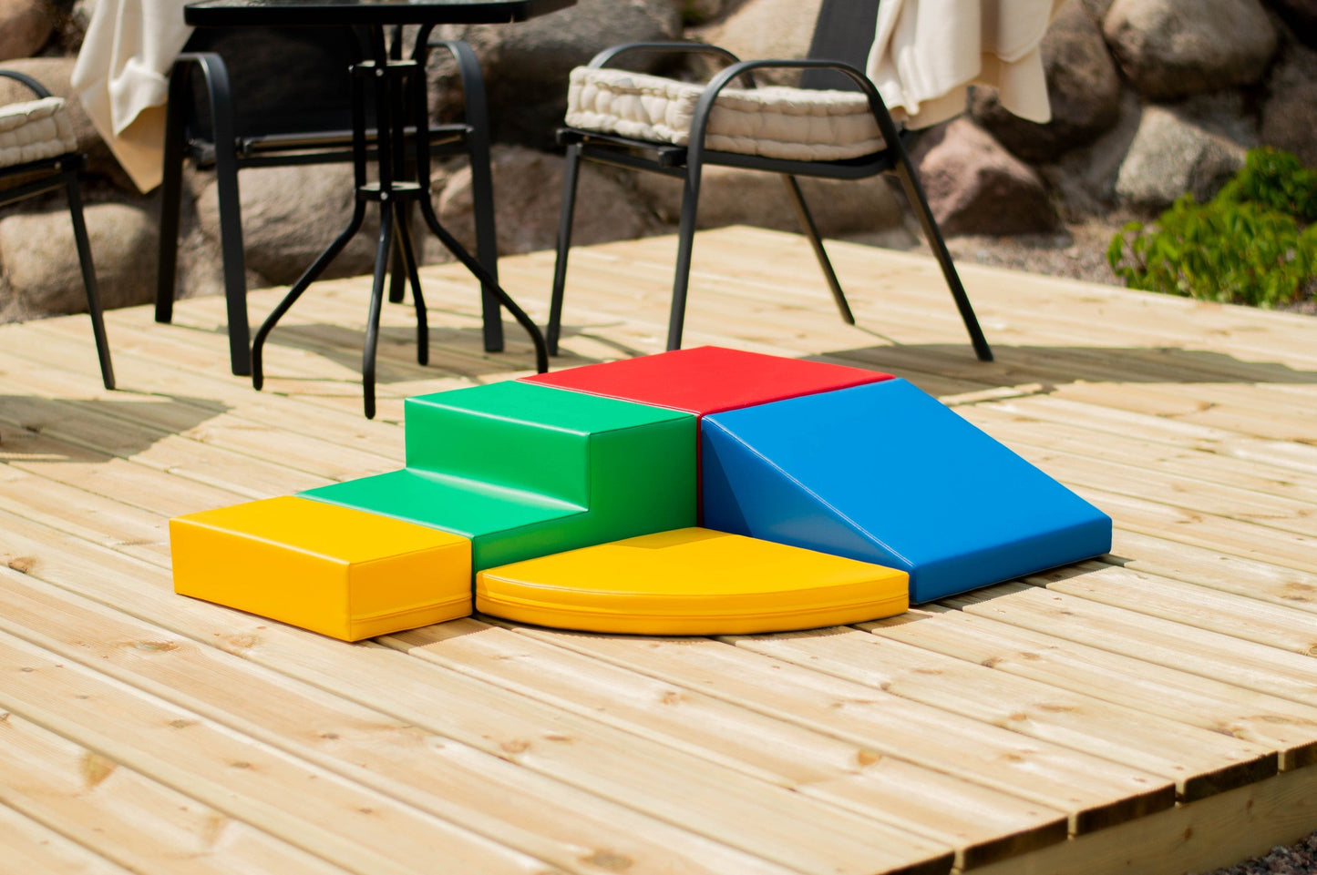 IGLU - 5-teiliges Softplay Bausteinset | Bunt Eckkletterer