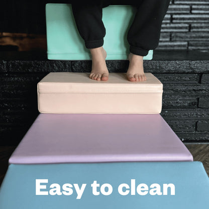 IGLU - 5-teiliges Softplay Bausteinset | Helles Pastell Eckkletterer