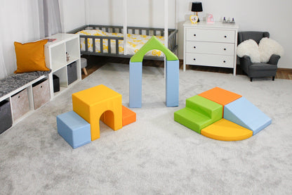 IGLU - 10-teiliges Softplay Bausteinset | Helles Bunt Kreativität