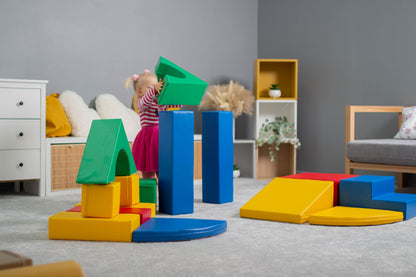 IGLU - 10-teiliges Softplay Bausteinset | Bunt Kreativität