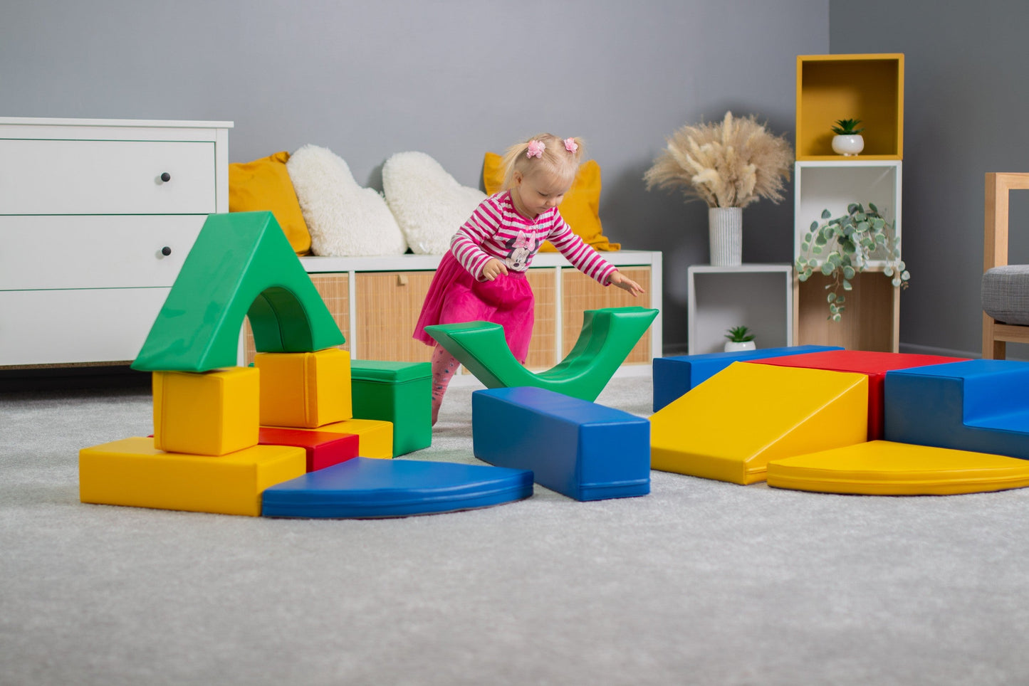 IGLU - 10-teiliges Softplay Bausteinset | Bunt Kreativität