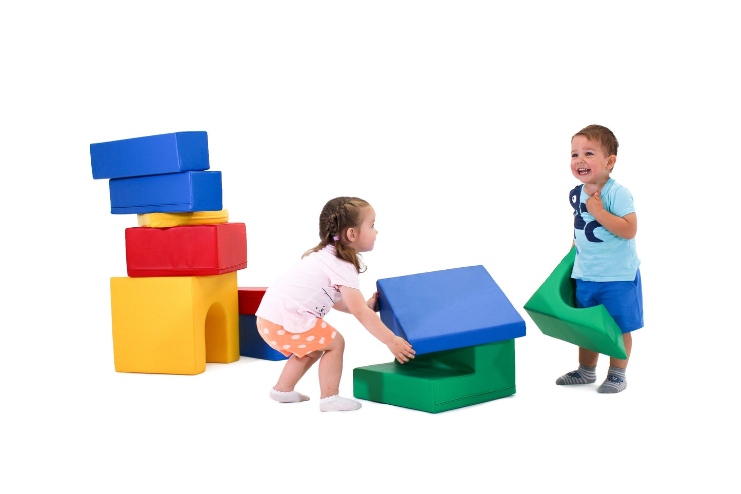 IGLU - 10-teiliges Softplay Bausteinset | Bunt Kreativität