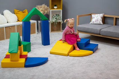 IGLU - 10-teiliges Softplay Bausteinset | Bunt Kreativität