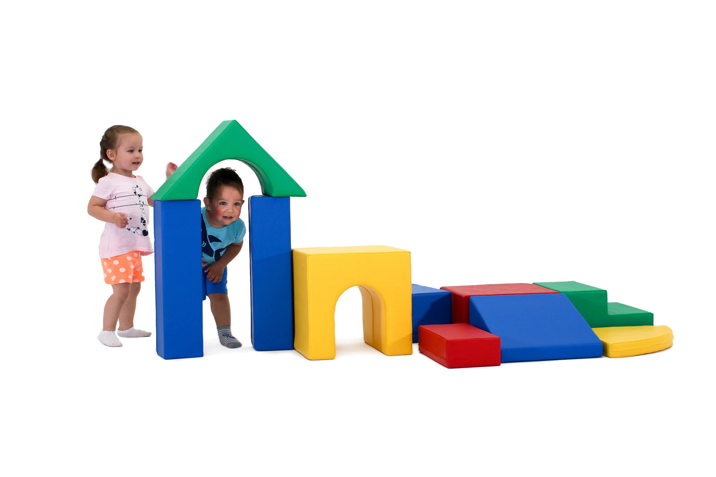 IGLU - 10-teiliges Softplay Bausteinset | Bunt Kreativität