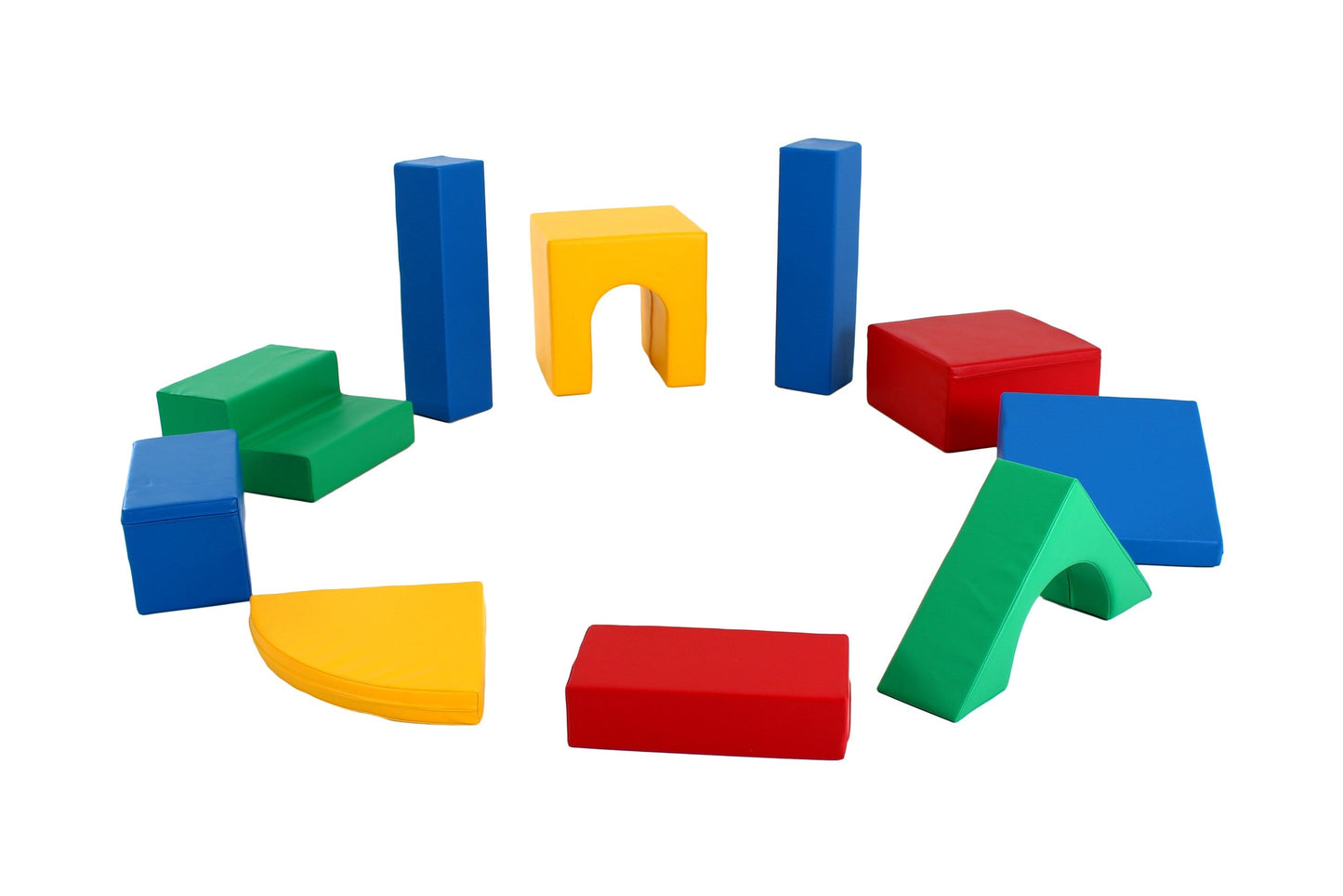 IGLU - 10-teiliges Softplay Bausteinset | Bunt Kreativität