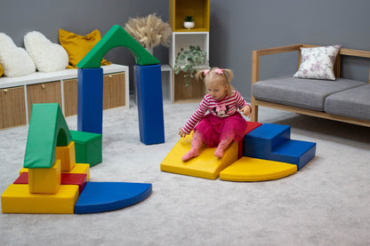 IGLU - 10-teiliges Softplay Bausteinset | Bunt Kreativität