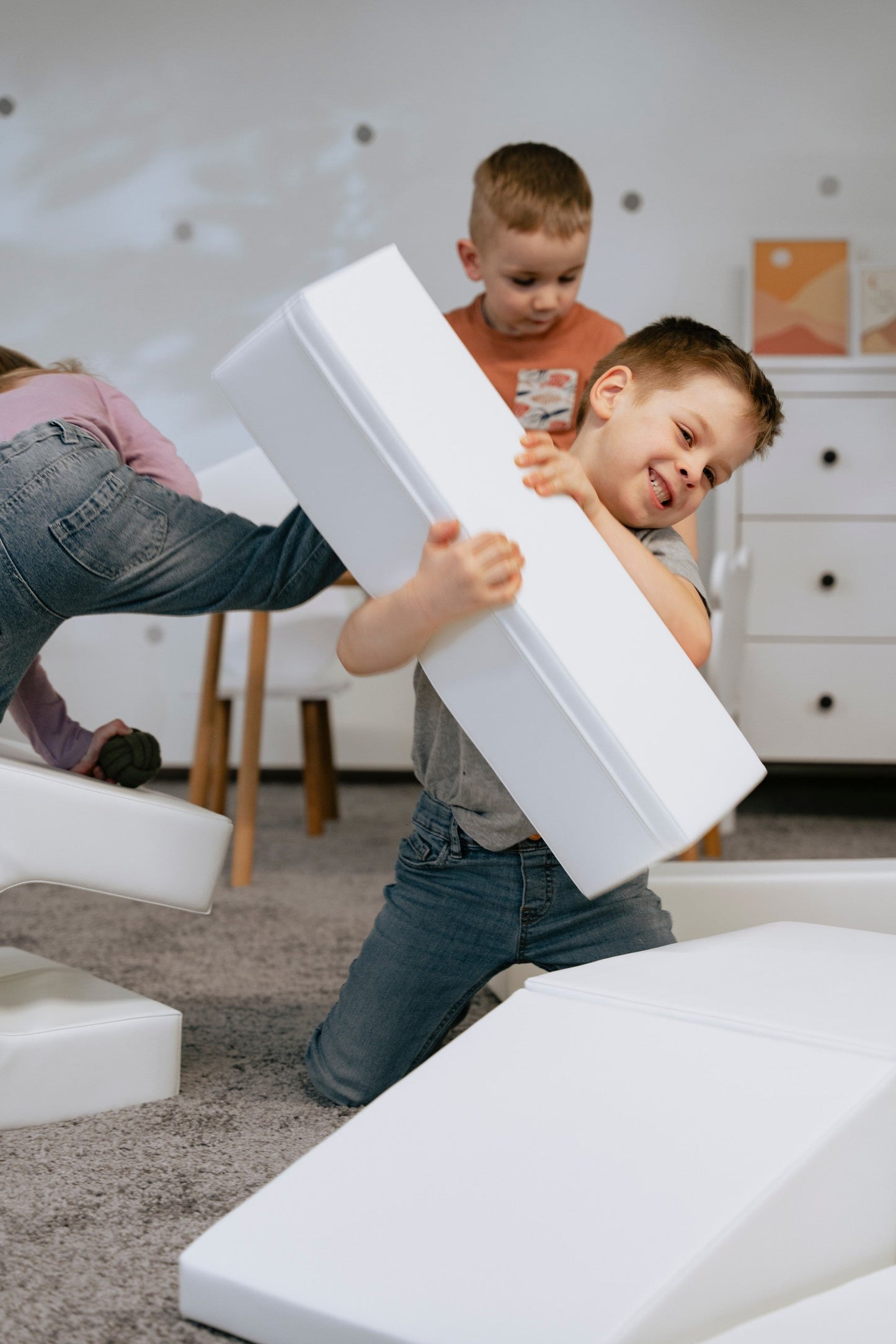 IGLU - 10-teiliges Softplay Bausteinset | Weiß Kreativität