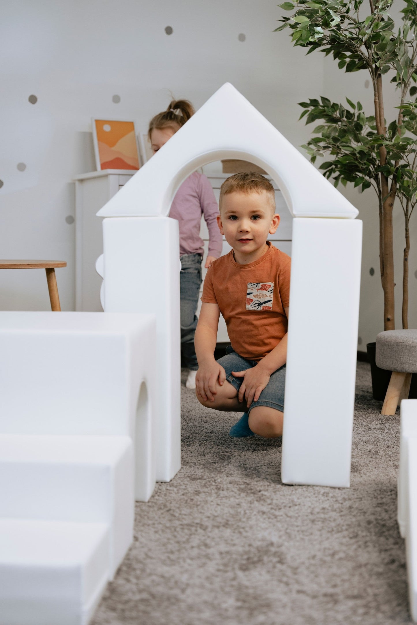IGLU - 10-teiliges Softplay Bausteinset | Weiß Kreativität