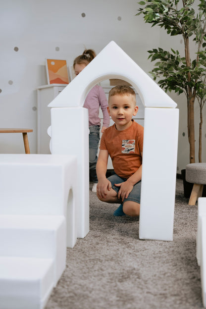 IGLU - 10-teiliges Softplay Bausteinset | Weiß Kreativität