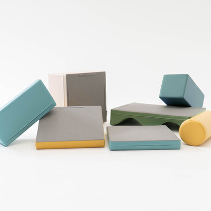 IGLU - 7-teiliges Softplay Bausteinset | Pastelltürkis Entdecker