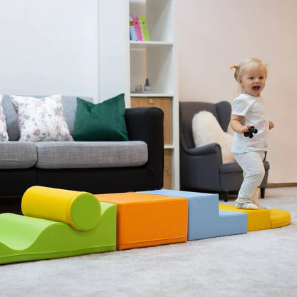 IGLU - 6-teiliges Softplay Bausteinset | Helles Bunt Explorer