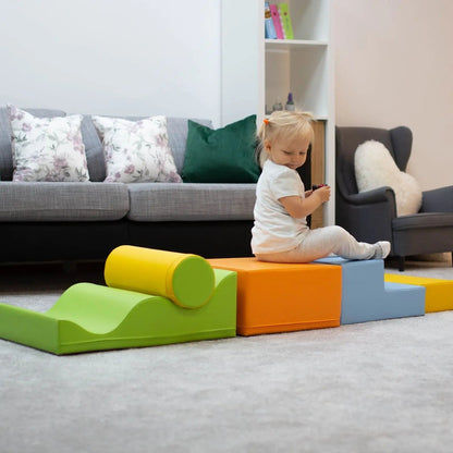 IGLU - 6-teiliges Softplay Bausteinset | Helles Bunt Explorer