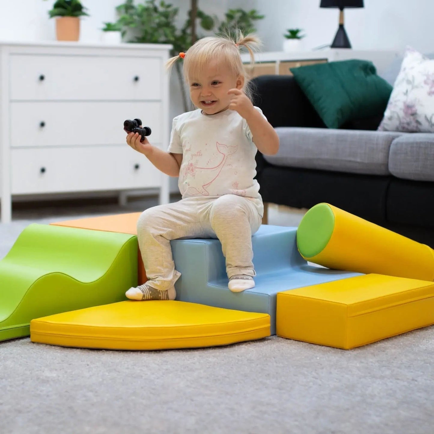 IGLU - 6-teiliges Softplay Bausteinset | Helles Bunt Explorer