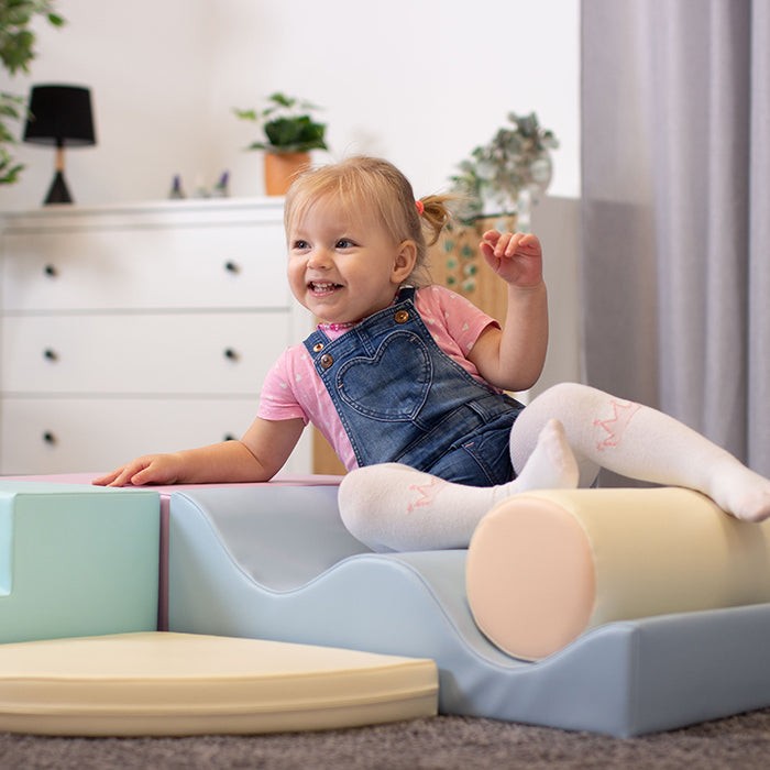 IGLU - 6-teiliges Softplay Bausteinset | Helles Pastell Explorer
