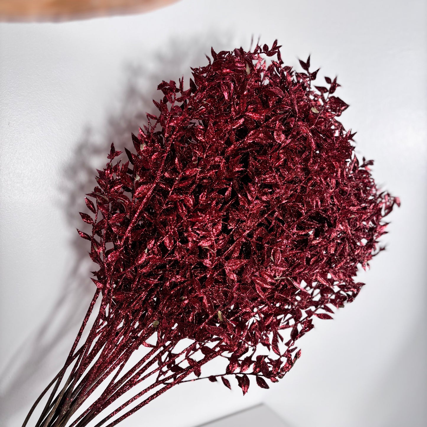 Ruskus glitzer-rot / Outlet