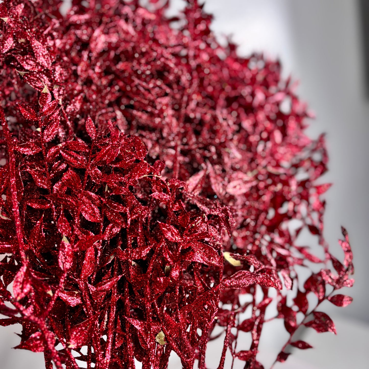 Ruskus glitzer-rot / Outlet