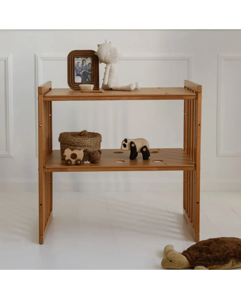 Babybett 7-in-1 – Ein Bett für viele Jahre - mitwachsend | Ovale Form