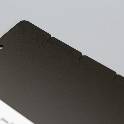 Register für Ringplaner - Tabs oben - "schwarz & transparent" - Din A5 & Personal