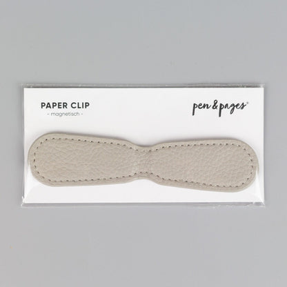 Magnetischer Paper Clip aus Kunstleder – Lesezeichen