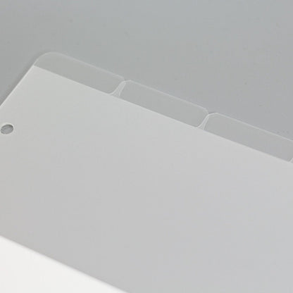 Register für Ringplaner - Tabs oben - "schwarz & transparent" - Din A5 & Personal