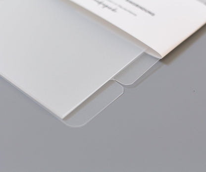 Register für Ringplaner - Tabs rechts - "schwarz" & "transparent" - Din A5 & Personal