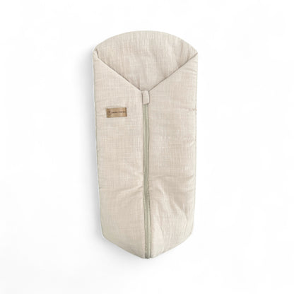 Pucksack Leinen mitwachsend - Atmungsaktiver Babyschlafsack