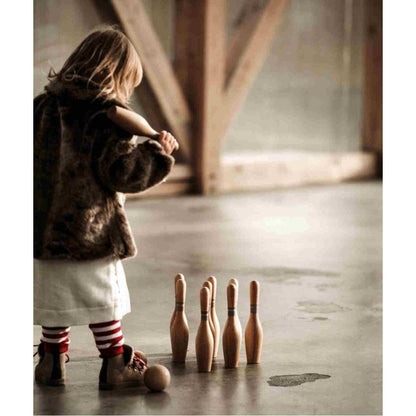 Wooden Story – Holz-Bowling-Set | Natur