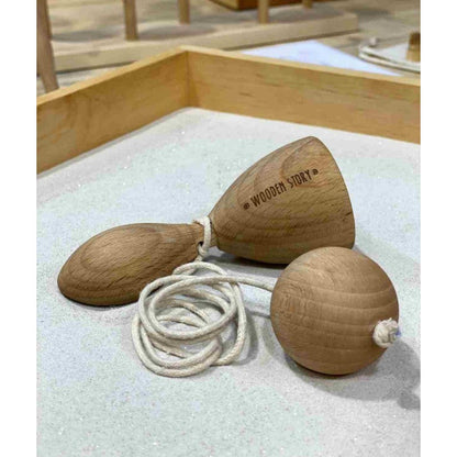 Wooden Story – Holzspiel Schwingen & Fangen | Natur