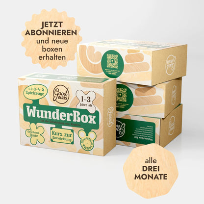 WunderBox 1-3 Jahre - Entwicklungsboxen für die Kleinsten