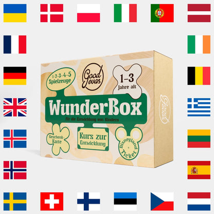 WunderBox 1-3 Jahre - Entwicklungsboxen für die Kleinsten